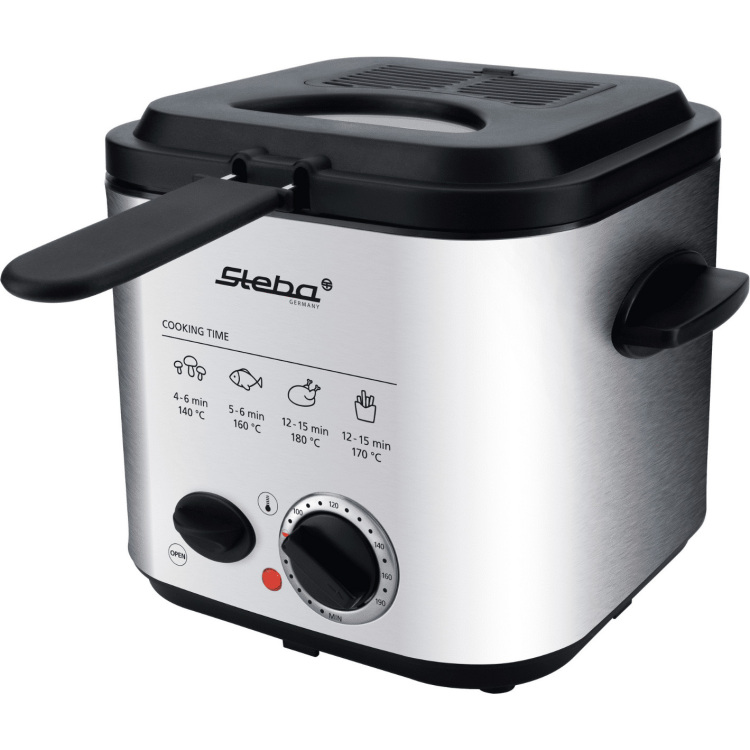 Steba DF95F - Minifriteuse/Fondue frituurpan 1,25 Liter