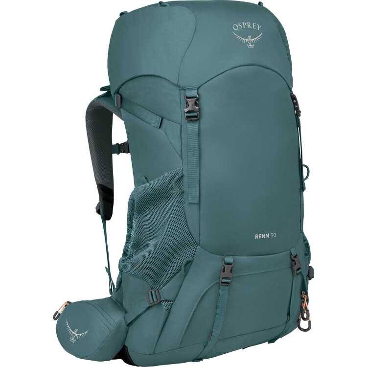 Osprey Renn 50 rugzak 50 Liter, One Size, Cascade Blue/Melon Orange