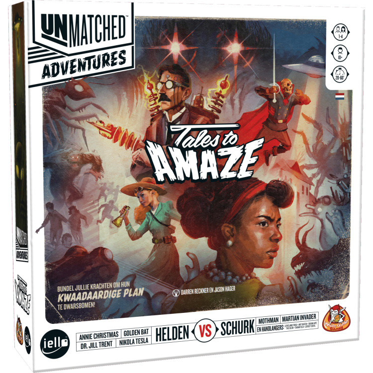 White Goblin Games Unmatched Adventures: Tales to Amaze bordspel Nederlands, 1 - 4 spelers, 20 minuten, Vanaf 10 jaar
