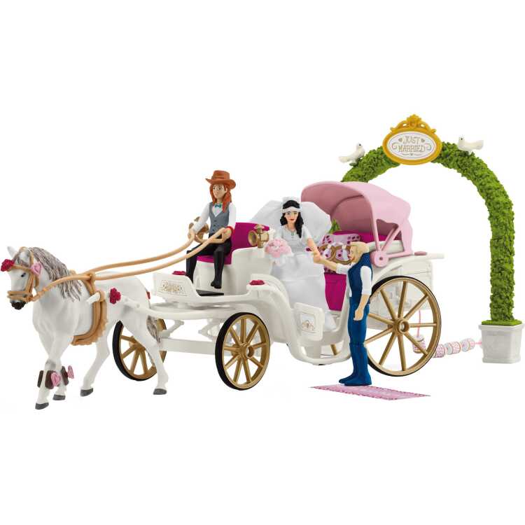 Schleich Horse Club - Trouwkoets speelgoedvoertuig 42641