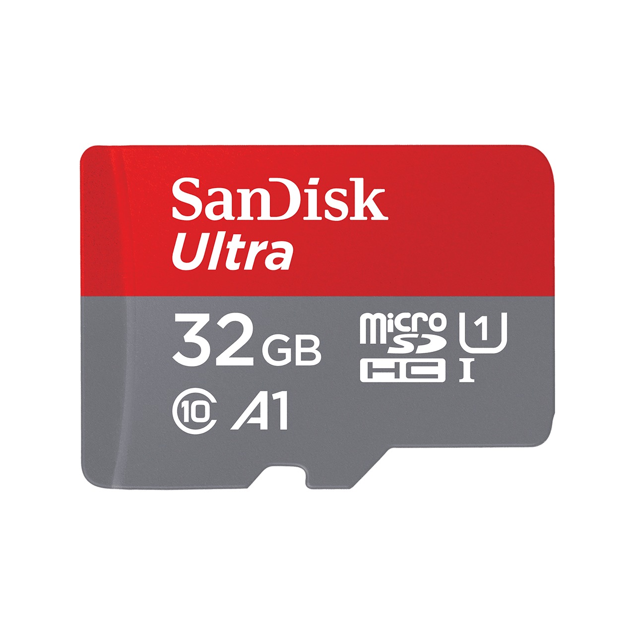 SanDisk MicroSDHC Ultra 32GB 120MB/s C10-UHSI-A1 Photo Micro SD-kaart Grijs