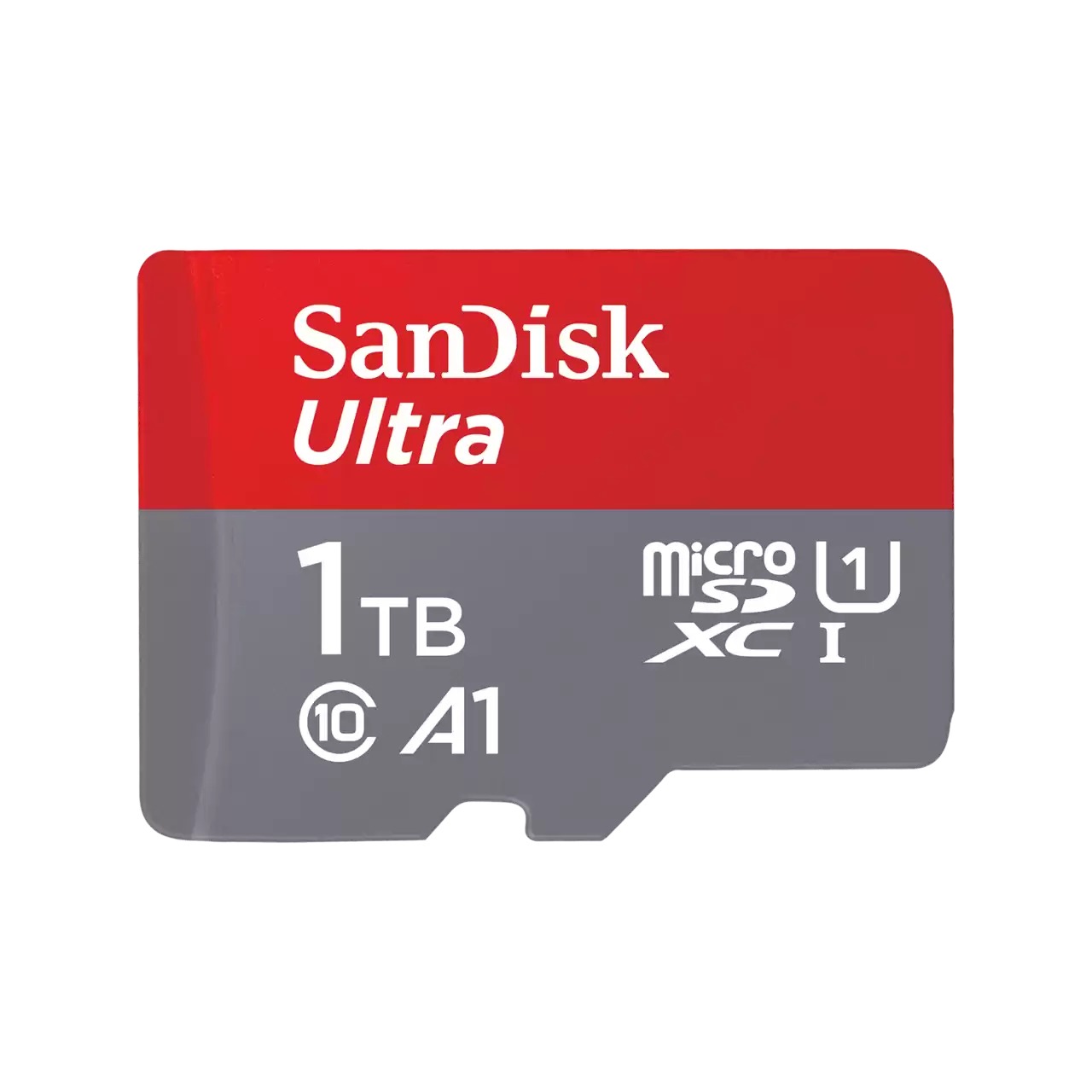 SanDisk MicroSDXC Ultra 1TB 150mb/s C10 - SDA UHS-I Micro SD-kaart Grijs