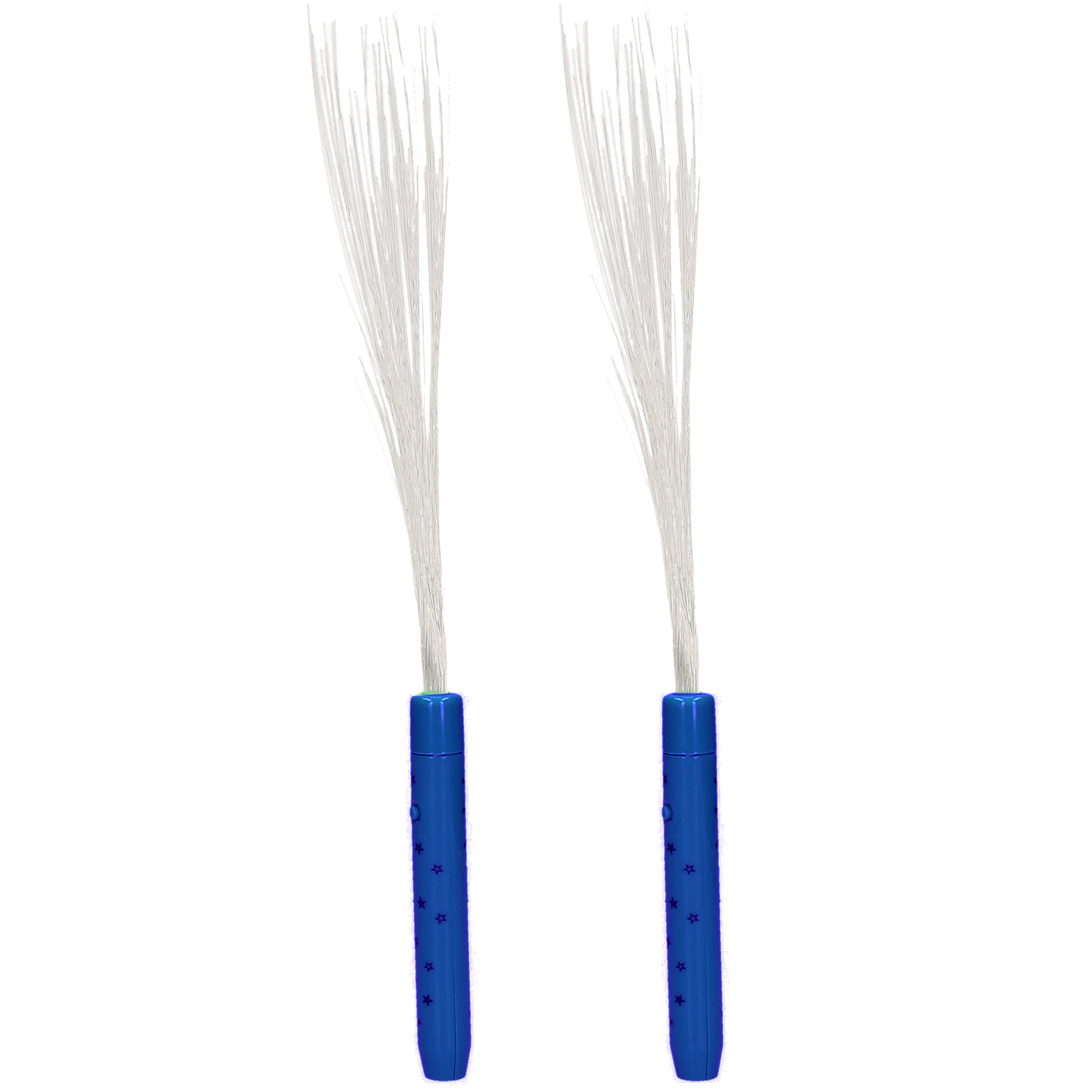 Fiberstick - 2x - magische LED licht stick - festival/evenementen lichtjes -
