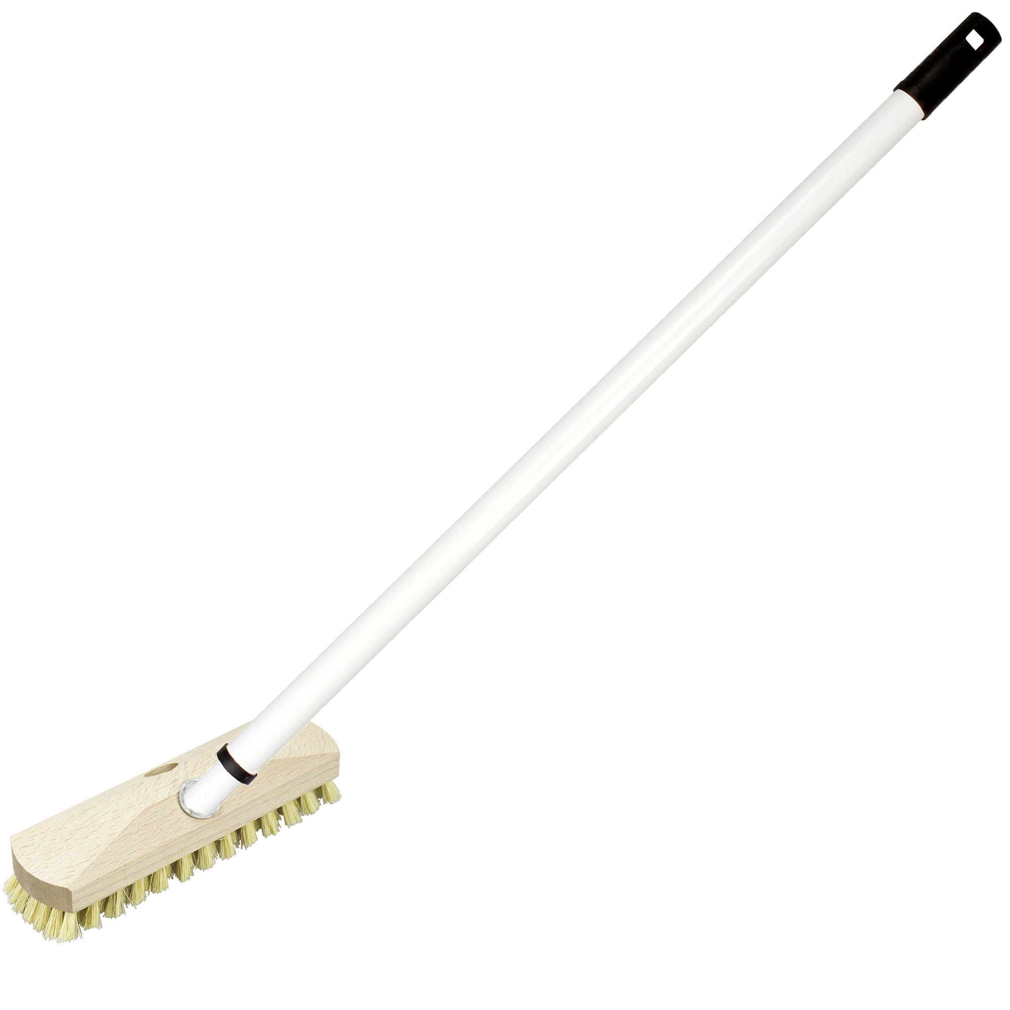 Schrobber - met telescoopsteel - 80-130 cm - schrobborstel - schoonmaakborstel -
