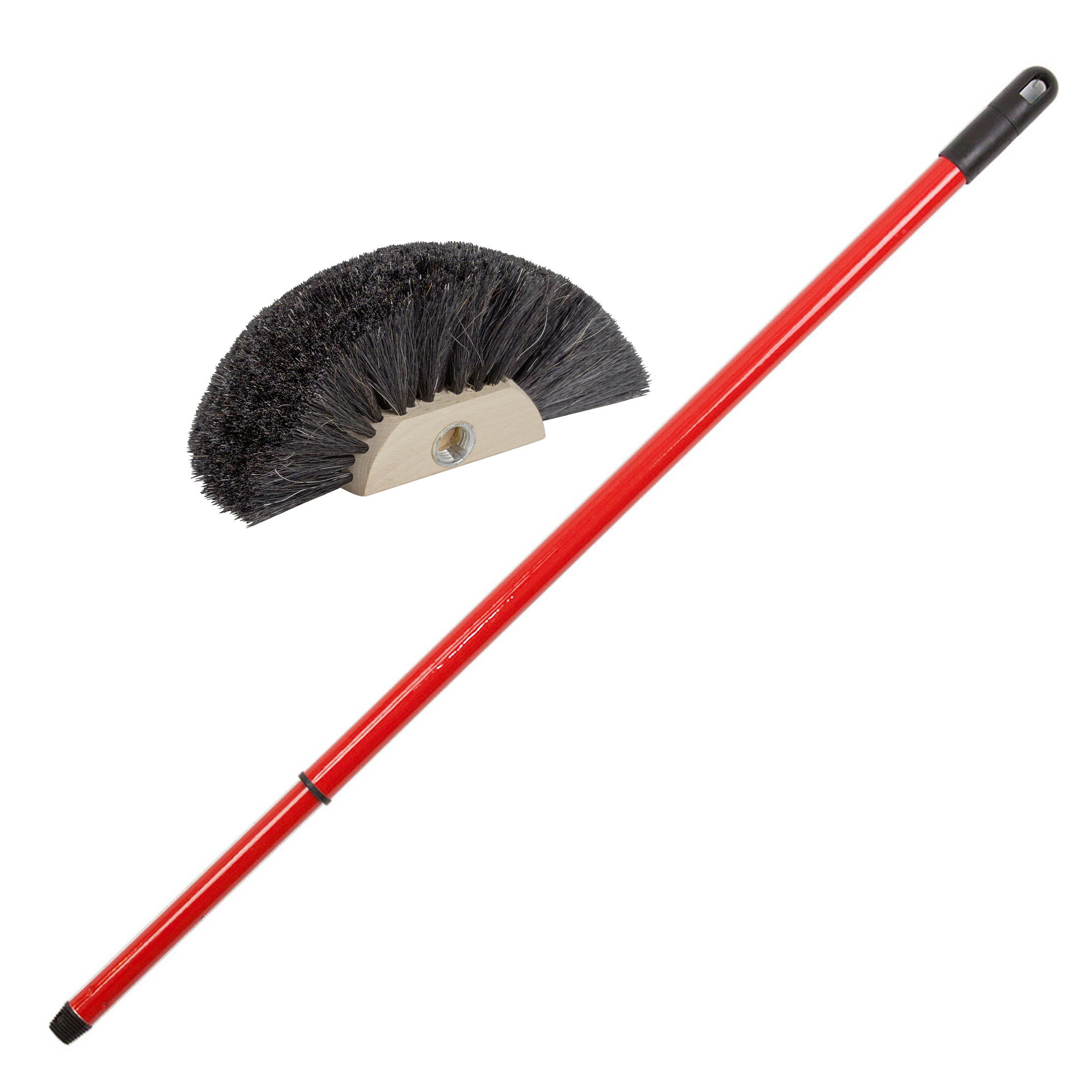 Ragebol met telescoopsteel - 80-130 cm - uitschuifbaar - spinnenrager -