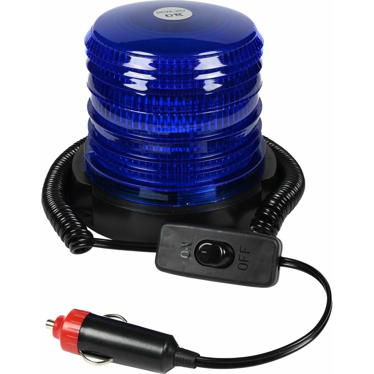 Zwaailamp - blauw - LED - 12V aansluiting - zwaailicht / zwaailichten -