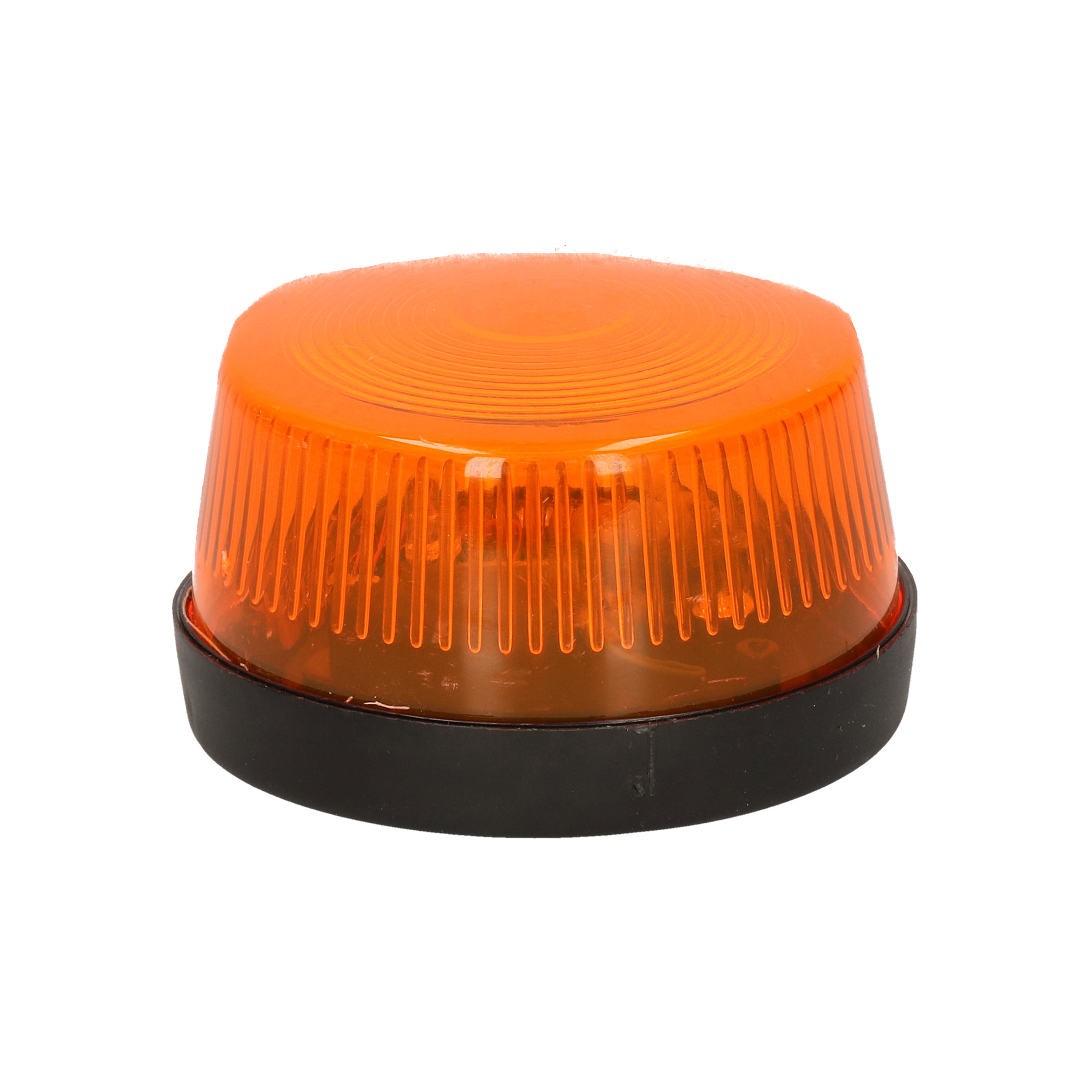 LED zwaailamp/zwaailicht met sirene - oranje waarschuwingslicht - 7 cm -