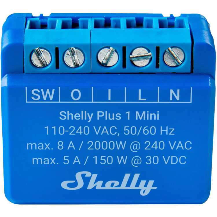Shelly 1 Mini Gen3 relais
