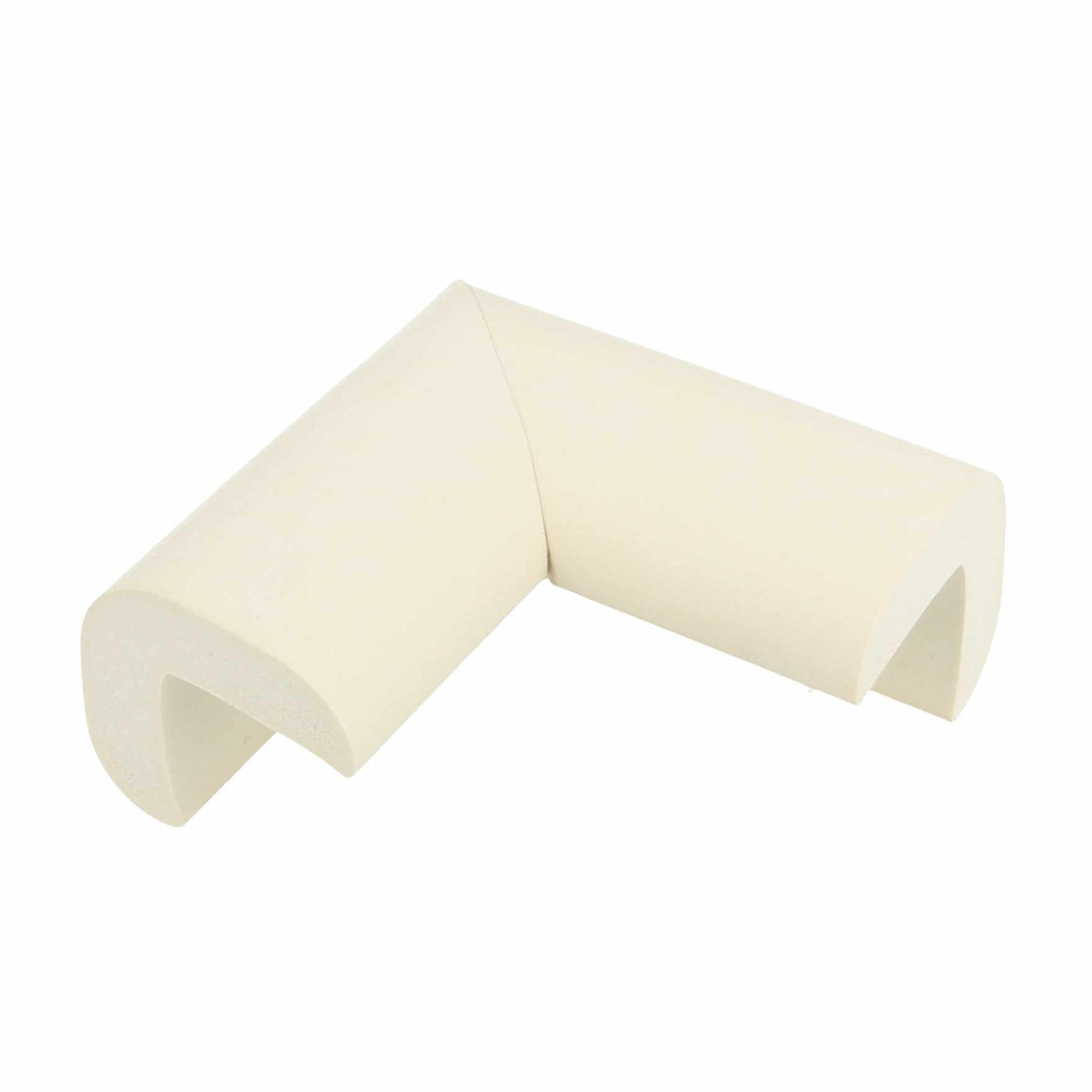 AMIG Hoekbeschermers - 4x - met plakbevestiging - wit - rubber - kind bescherming scherpe hoeken -
