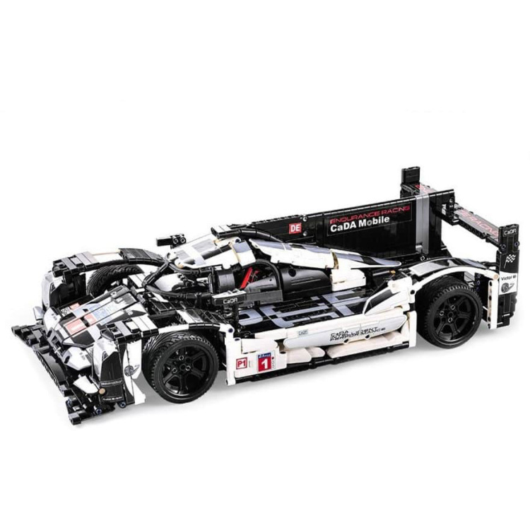 CaDA Sports Car - Endurance Racing Car C61 constructiespeelgoed C61016W, Schaal 1:10