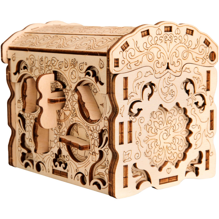 Escape Welt Wooden Secret Treasure Box puzzel