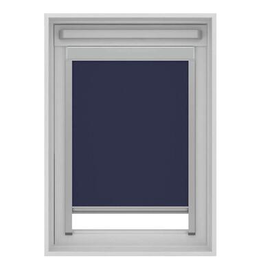 Dakraamrolgordijn verduisterend - donkerblauw - SK06 - 114x118 cm - Leen Bakker