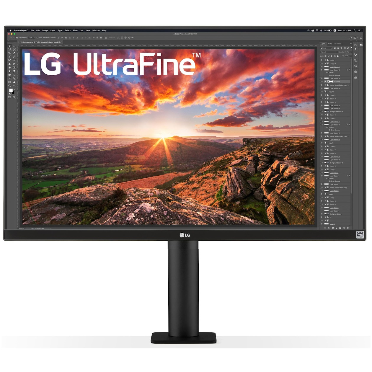 LG Ergo 27UN880P-B Monitor Zwart
