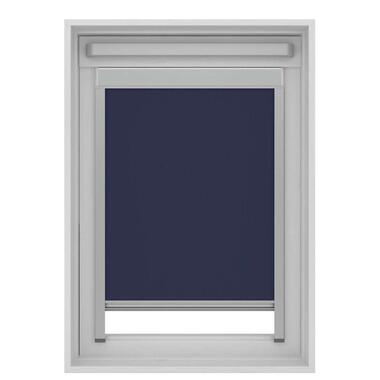 Dakraamrolgordijn verduisterend - donkerblauw - PK10 - 94x160 cm - Leen Bakker