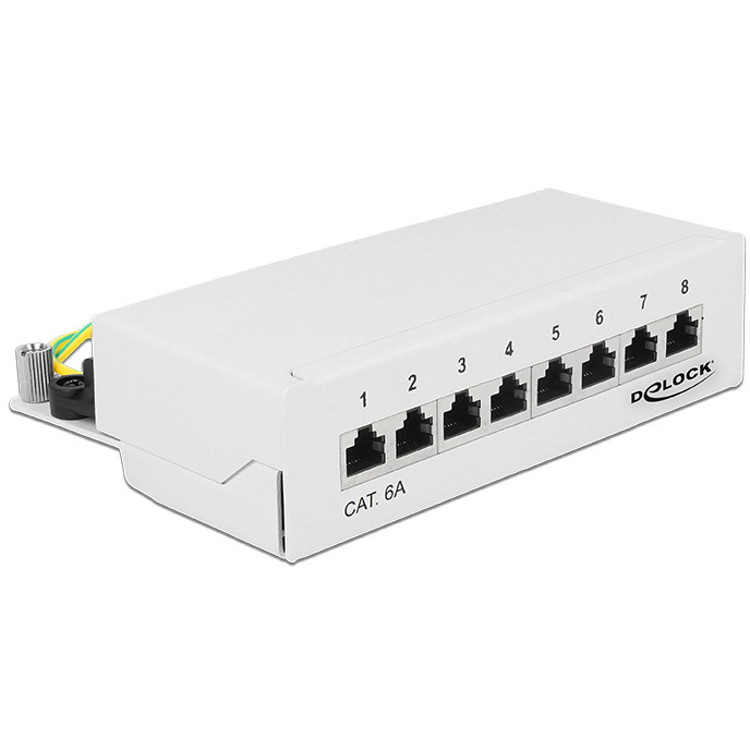 DeLOCK Desktop Patch Panel 8 Port Cat.6A patchpaneel