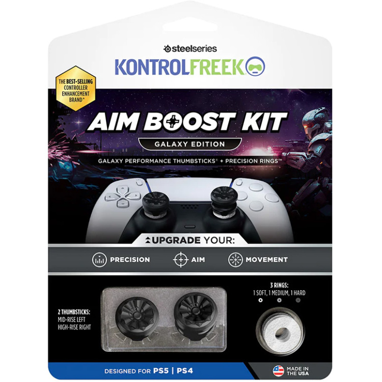 KontrolFreek Aim Boost Kit Black Galaxy Edition besturingsmodule Playstation 5, Playstation 4