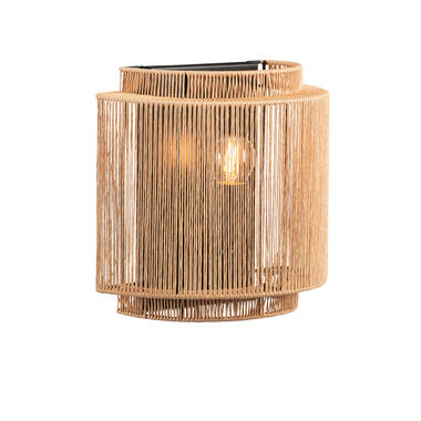 Wandlamp River - naturel - 23x13,5x23 cm - Leen Bakker
