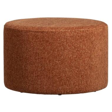 Hocker Wenen - terra - 35xØ56 cm - Leen Bakker