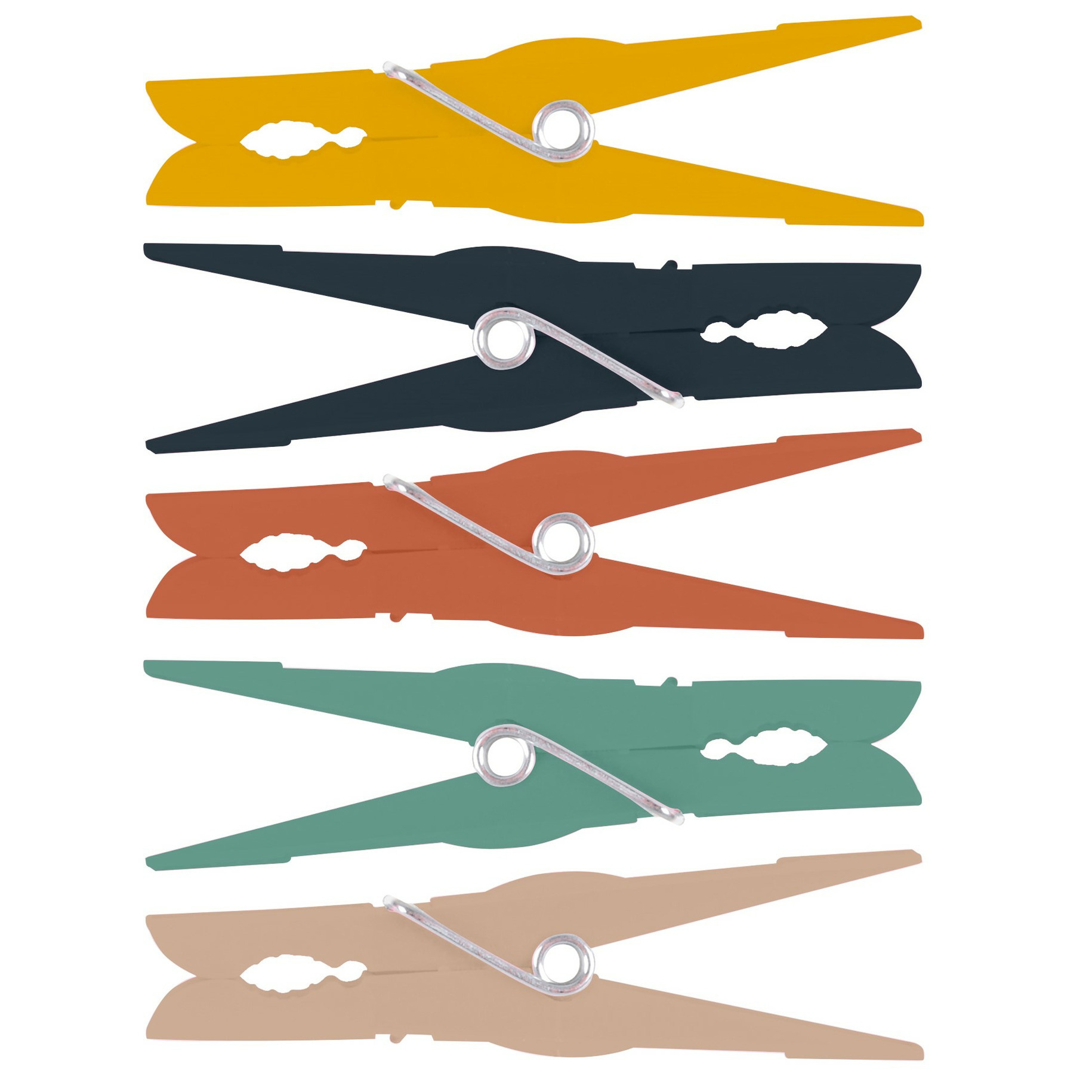 Urban Living Basic Grip wasknijpers - 108x - kunststof - 7 cm -