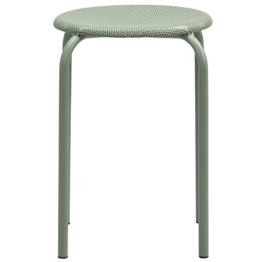 Kruk Lot - olijfgroen - 45xØ29,5 cm - Leen Bakker