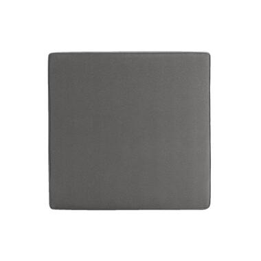 Loungekussen Brest zit - grijs - 73x73 cm - Leen Bakker