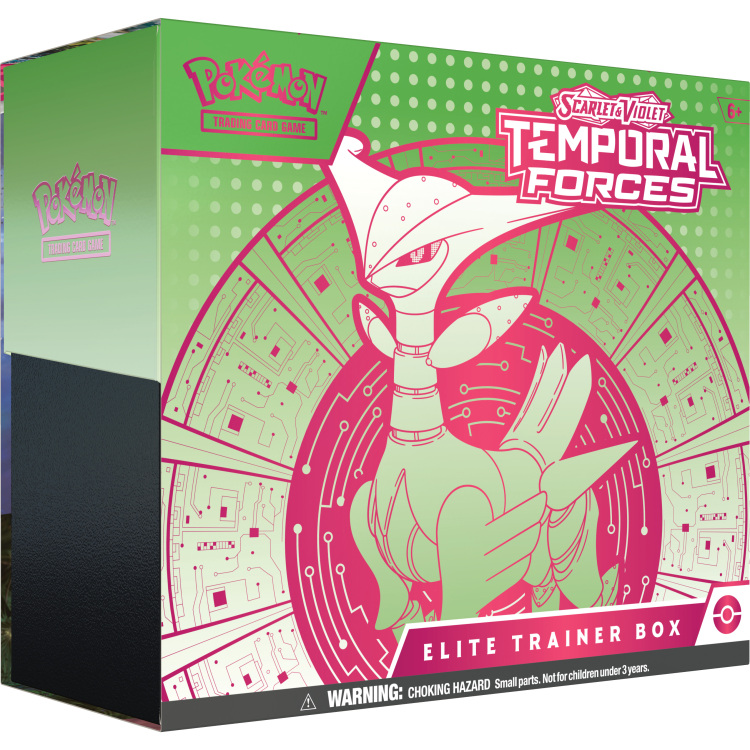 Asmodee Pokémon TCG: Scarlet & Violet Temporal Forces Elite Trainer Box verzamelkaarten Engels, Vanaf 2 spelers, Vanaf 6 jaar, assorti