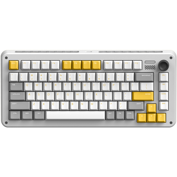 Iqunix ZX75 Gravity Wave Wireless Mechanical Keyboard gaming toetsenbord RGB leds, 75%, Hot-swappable, Double-shot PBT, 2.4GHz | Bluetooth 5.1 | USB-C