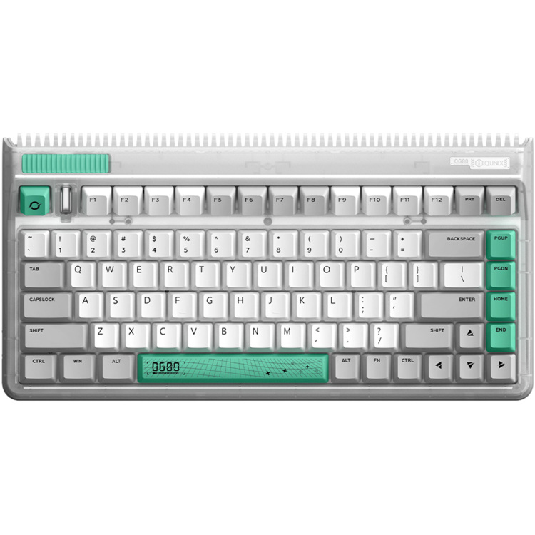 Iqunix OG80 Wormhole Wireless Mechanical Keyboard gaming toetsenbord RGB leds, 80% (TKL), Hot-swappable, PBT, 2.4GHz | Bluetooth 5.1 | USB-C