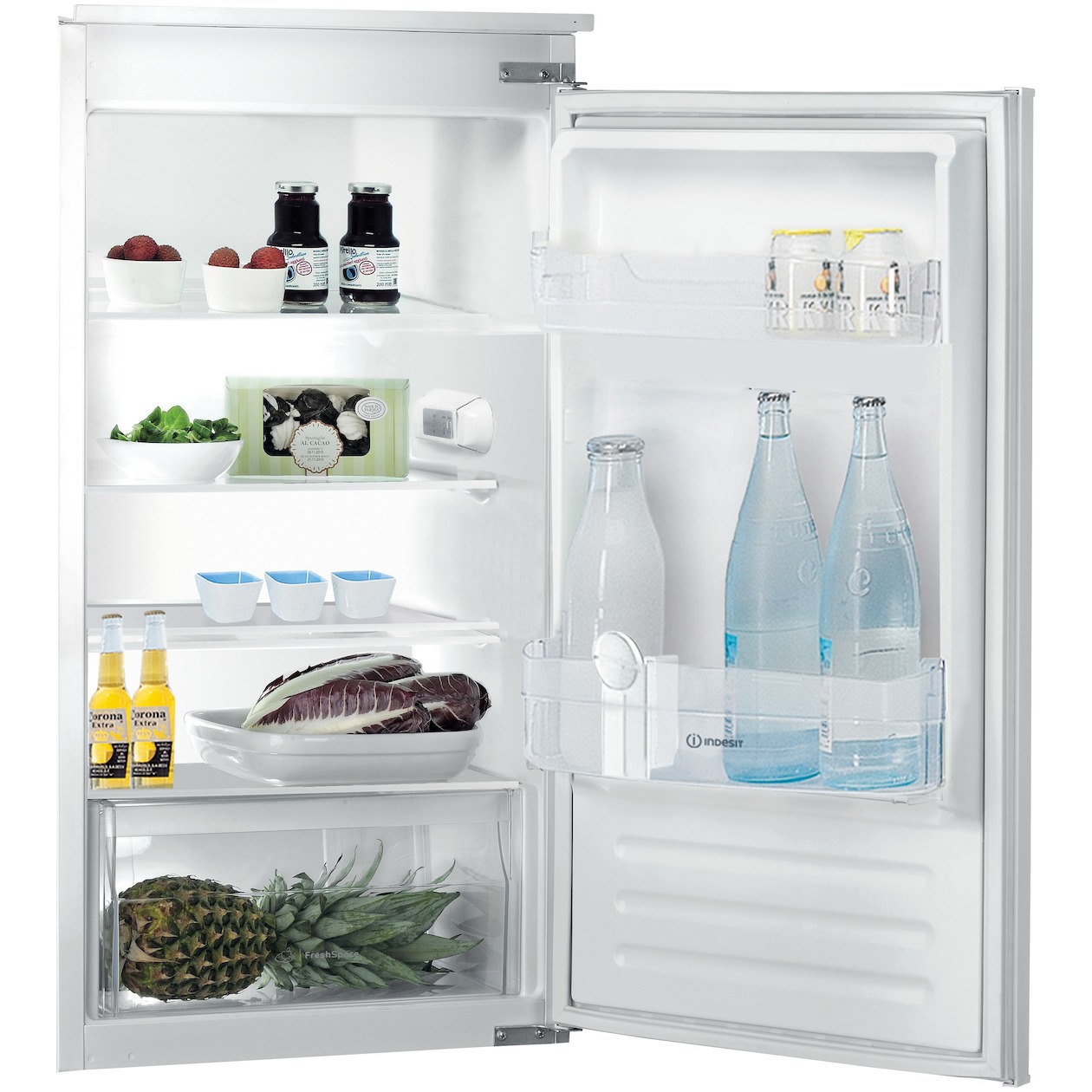 Indesit INS 10012 Inbouw koelkast zonder vriesvak Wit