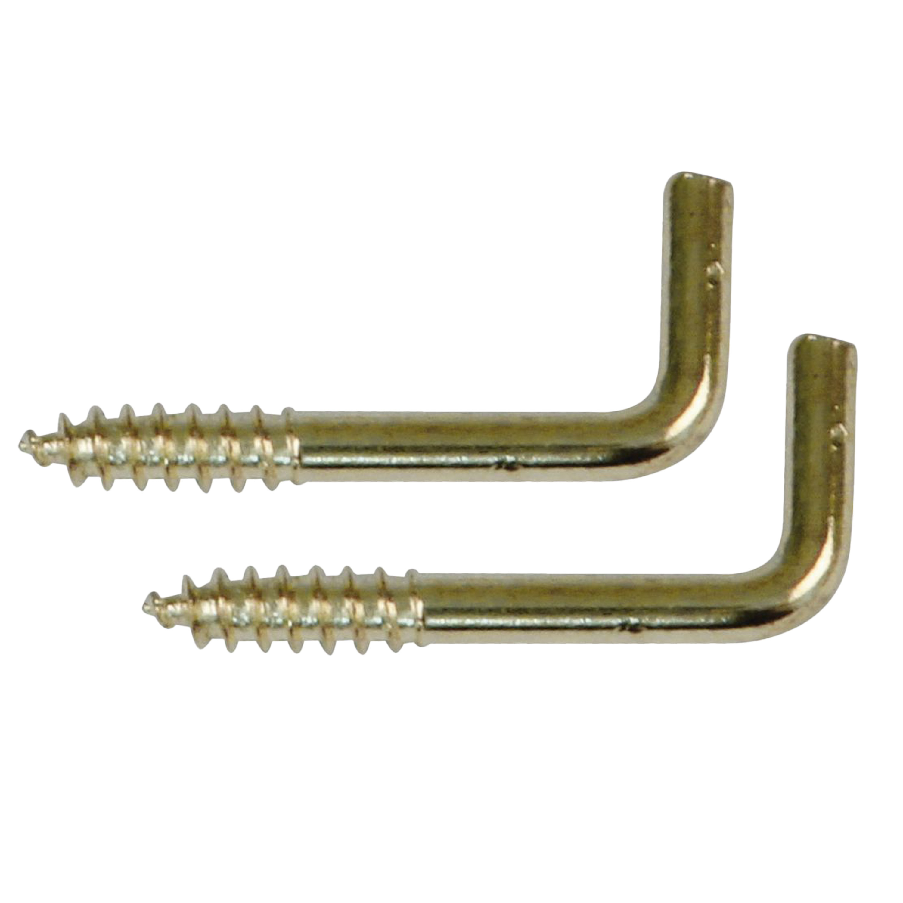 AMIG Schroefhaken - 44x - staal - 30 mm - goud - DHZ ijzerwaren - A merk kwaliteit -