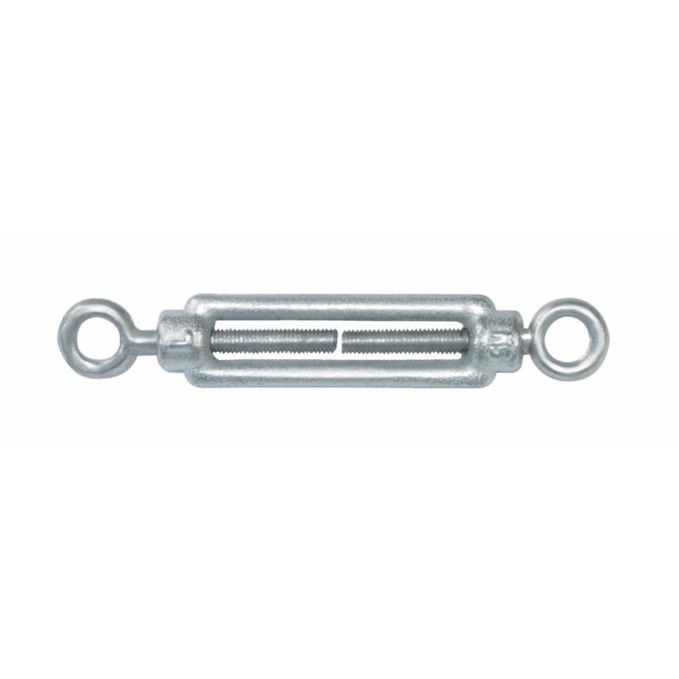 AMIG Spanschroeven/draadspanner met oog/oog - 1x - 11cm - verzinkt staal - 200kg - M8 schroefdraad -