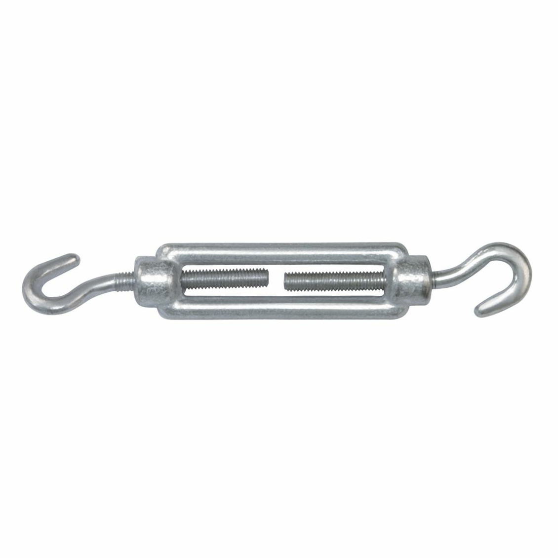 AMIG Spanschroeven/draadspanner met haak/haak - 1x - 11cm - verzinkt staal - 200kg - M8 schroefdraad -