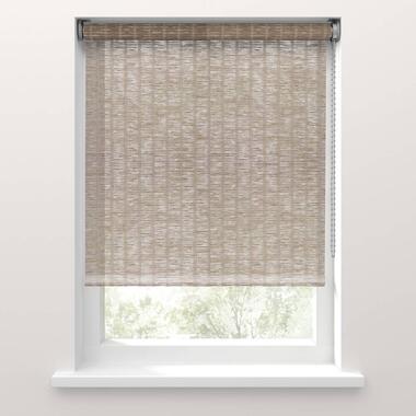 Fenstr rolgordijn Bali transparant - taupe (30041) - Leen Bakker