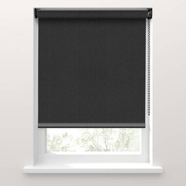 Fenstr rolgordijn Rimini screen - zwart (15047) - Leen Bakker