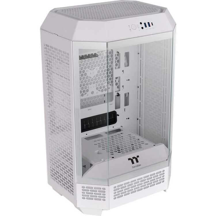 Thermaltake The Tower 300 - Snow tower behuizing 3x USB-A | Tempered Glass