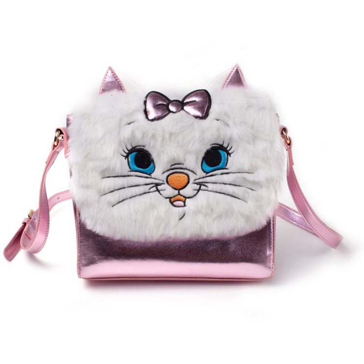 Diverse Disney: The Aristocats - Marie Shoulder Bag with Furry Flap tas