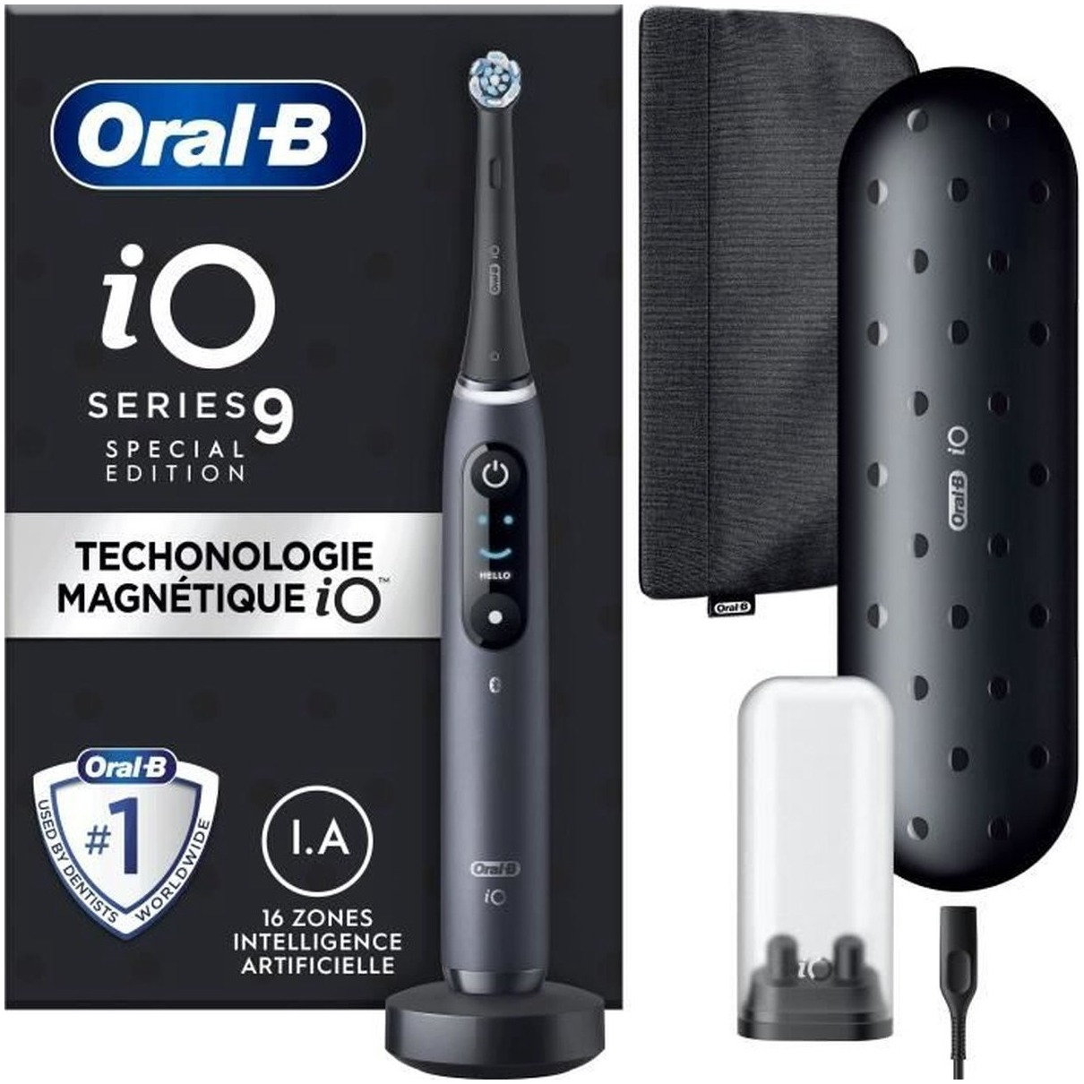Oral B iO Series 9 Special Edition Tandenborstel Zwart