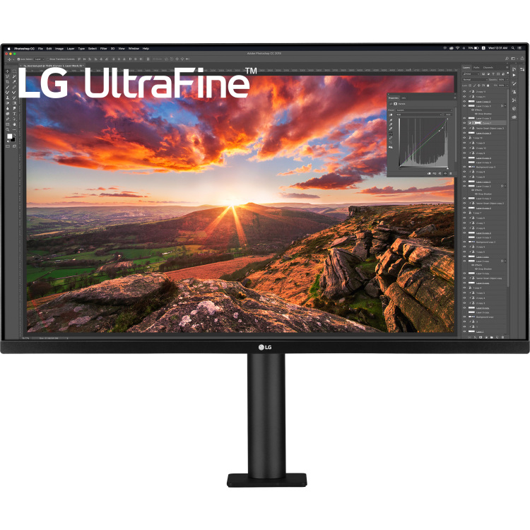 LG 32UN880P-B ledmonitor 2x HDMI, 1x DisplayPort, USB-A, USB-C