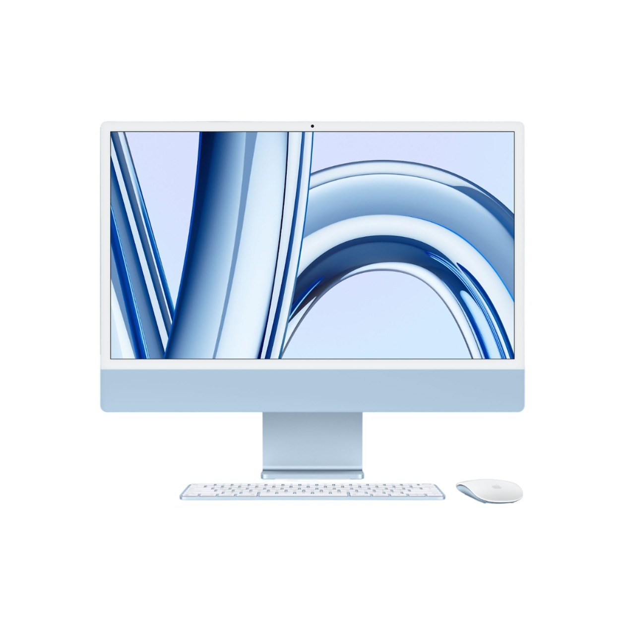 Apple iMac 24 (2023) M3 (8 core CPU/8 core GPU) 256GB All-in-one PC Blauw