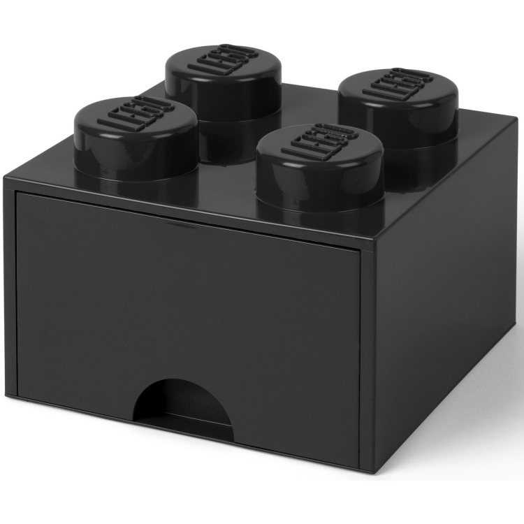 Room Copenhagen LEGO Brick Drawer 4 Zwart opbergdoos