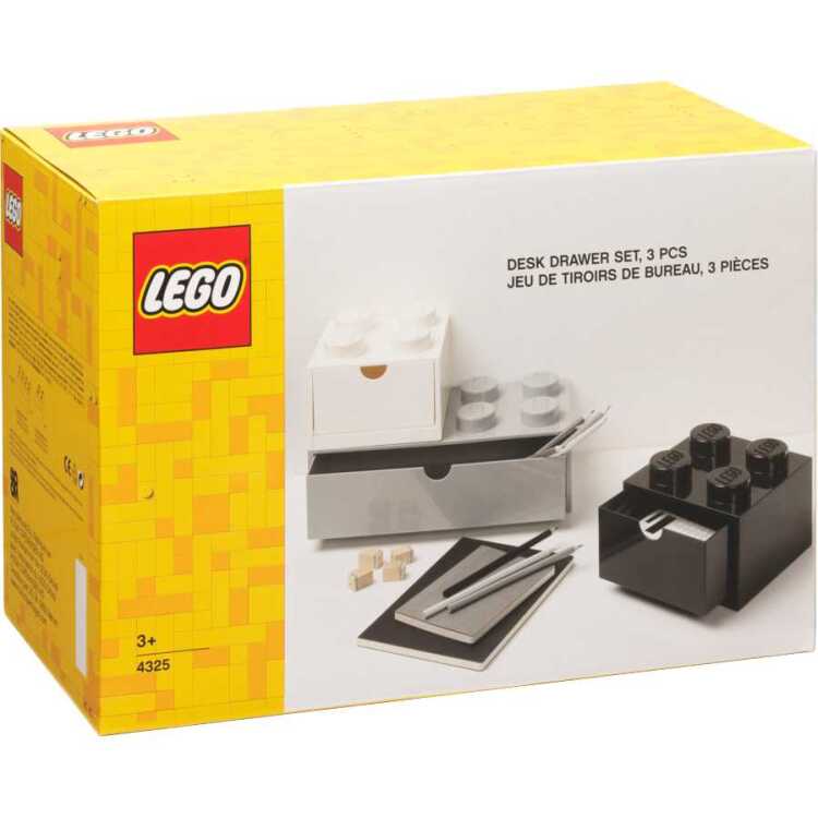 Room Copenhagen LEGO Opbergstenen, 3 stuks opbergdoos