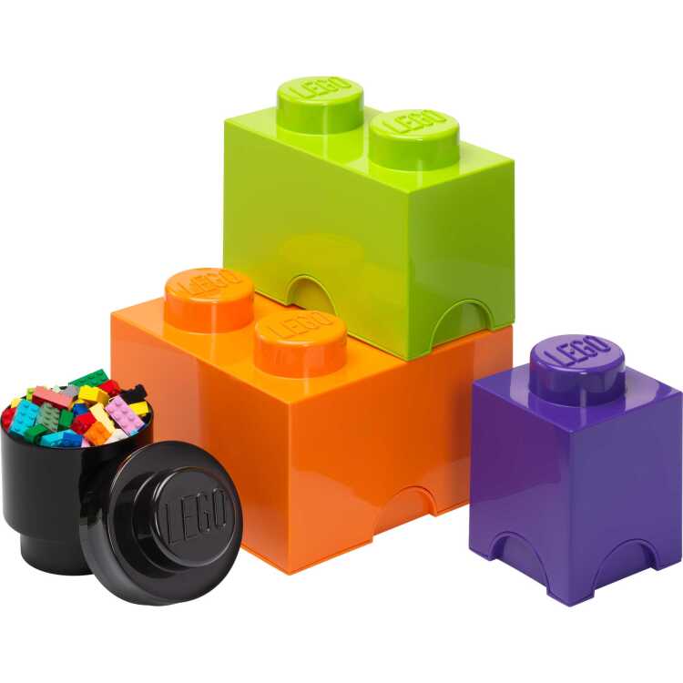 Room Copenhagen LEGO opslagblokjes Multi Pack 4 opbergdoos