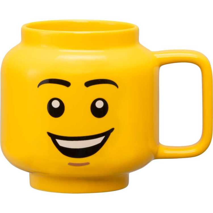 Room Copenhagen LEGO keramische mok - Vrolijke jongen, groot mok
