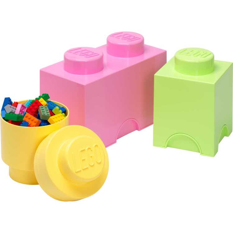 Room Copenhagen LEGO opslagblokjes Multi Pack 3 opbergdoos