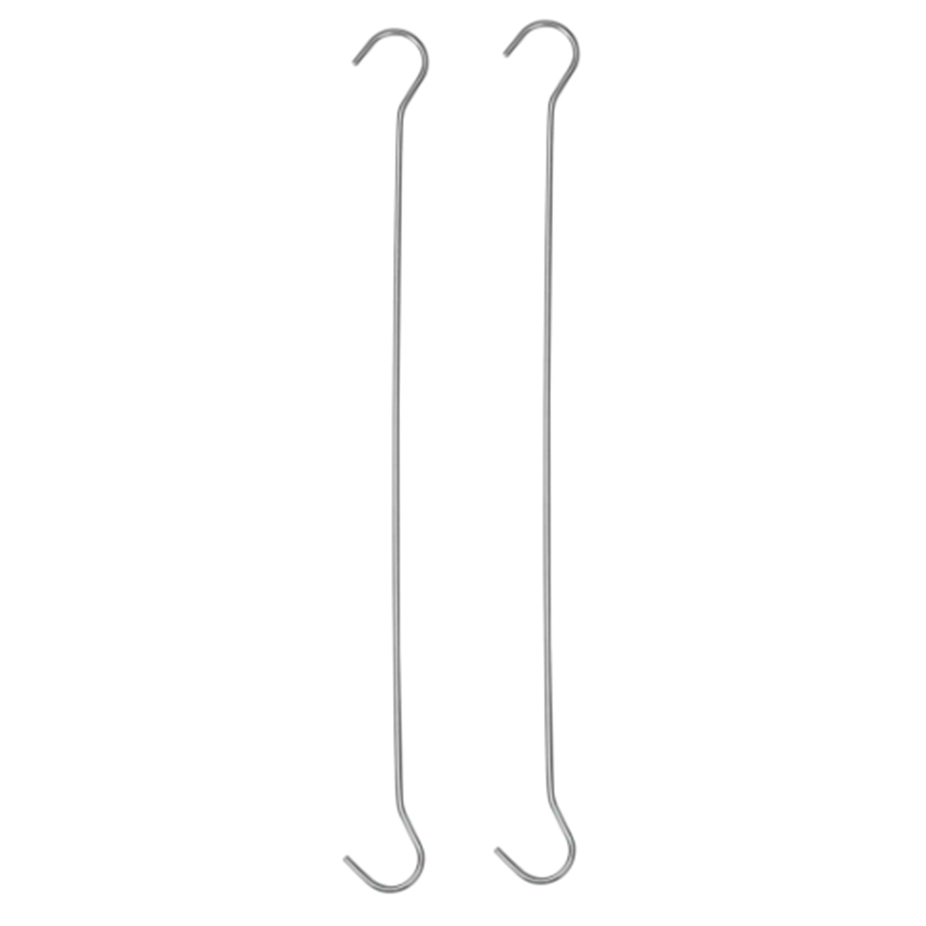 Ophanghaak / hangdecoratie haak - dubbele c-haak - 50 cm - winkelinrichting etalagehaak -