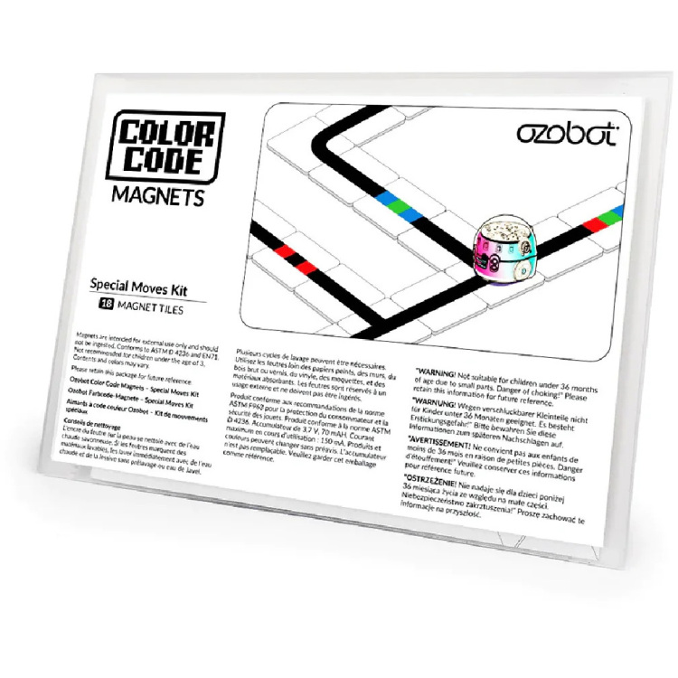 Ozobot Kleurcode Magneten: Speciale Moves Set robot
