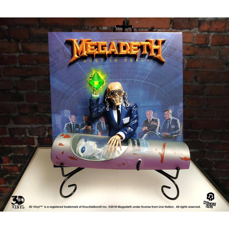 Diverse 3D Vinyl: Megadeth - Rust in Peace decoratie