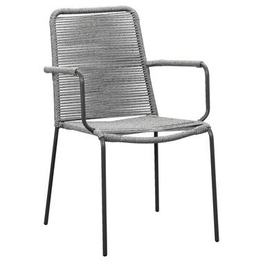 Stapelstoel Isola - metaal/rope - 85x53x64 cm - Leen Bakker