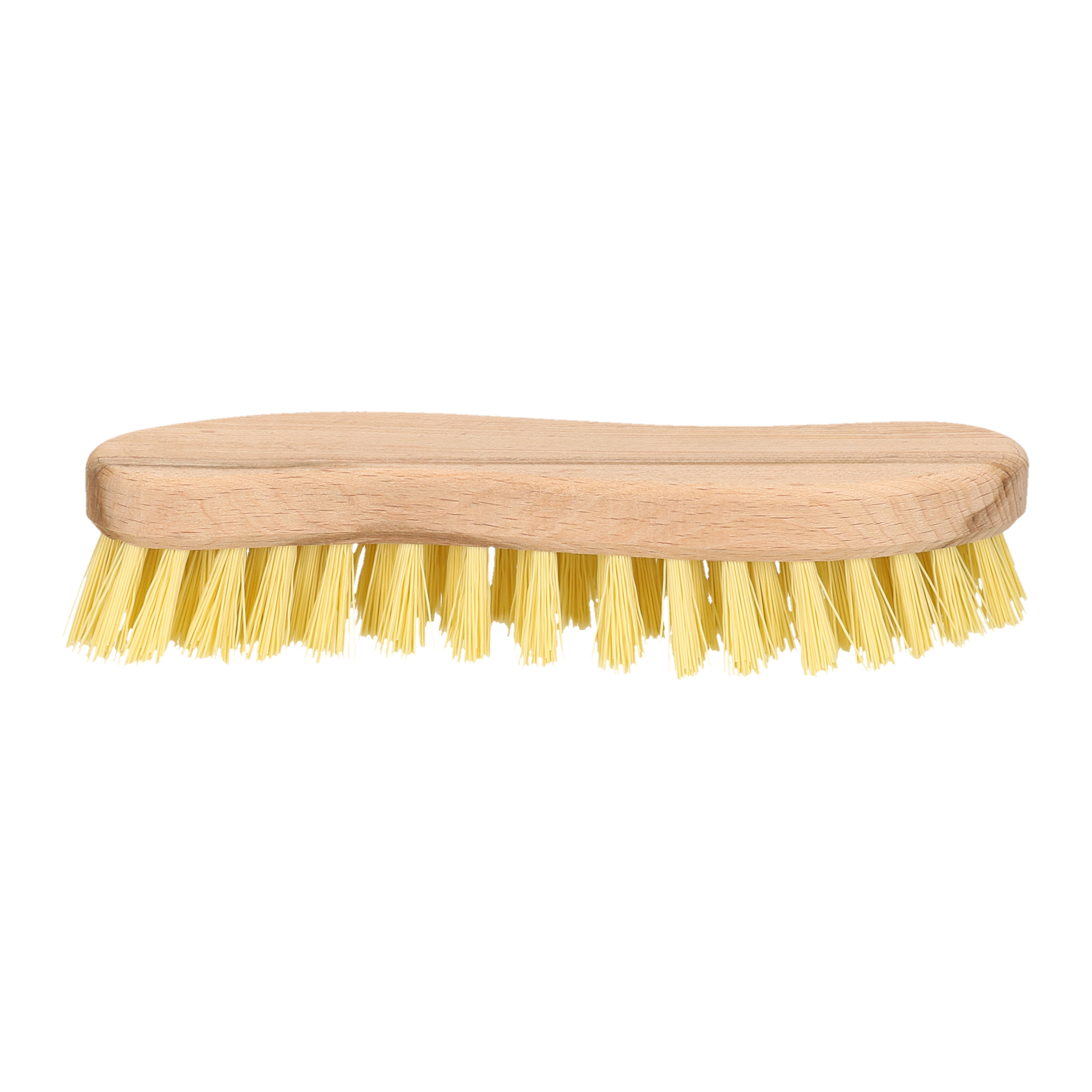 Schrobborstel - hout - ergonomisch - s-vorm - 20 cm - schrobber - werkborstel -