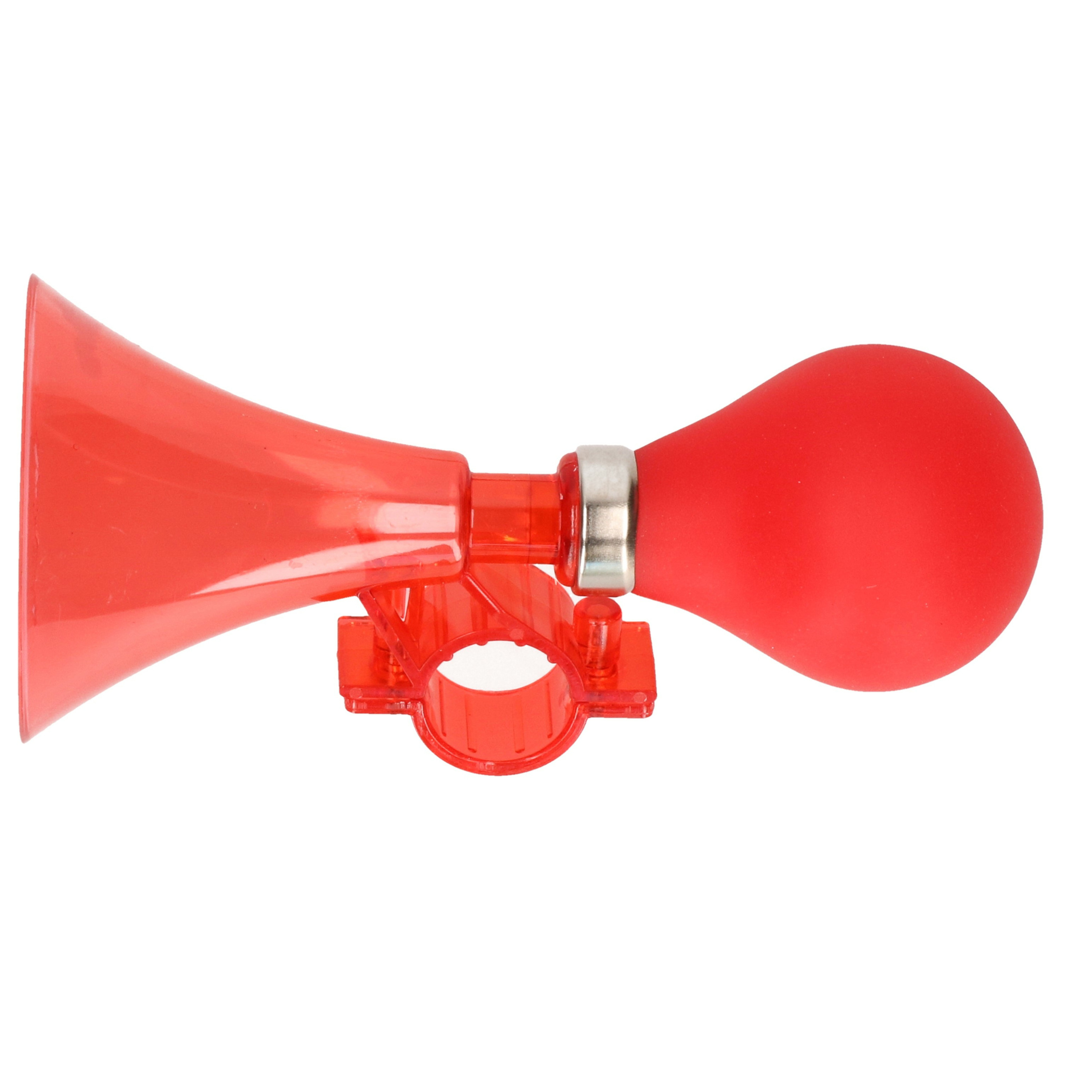 Fietsbel - toeter - kinderfiets - rood - 15 x 7 cm -
